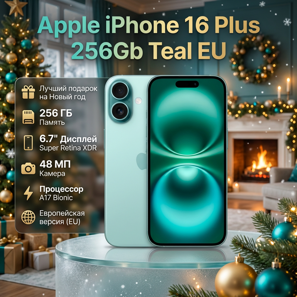 iPhone 16 Plus 256Gb Black EU