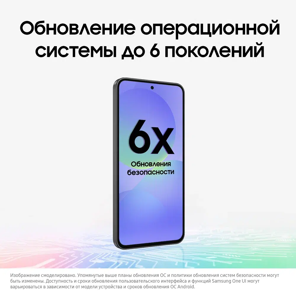Смартфон Samsung Galaxy A36 5G, 8/128Gb, Awesome Black (Черный), EU изображение 17