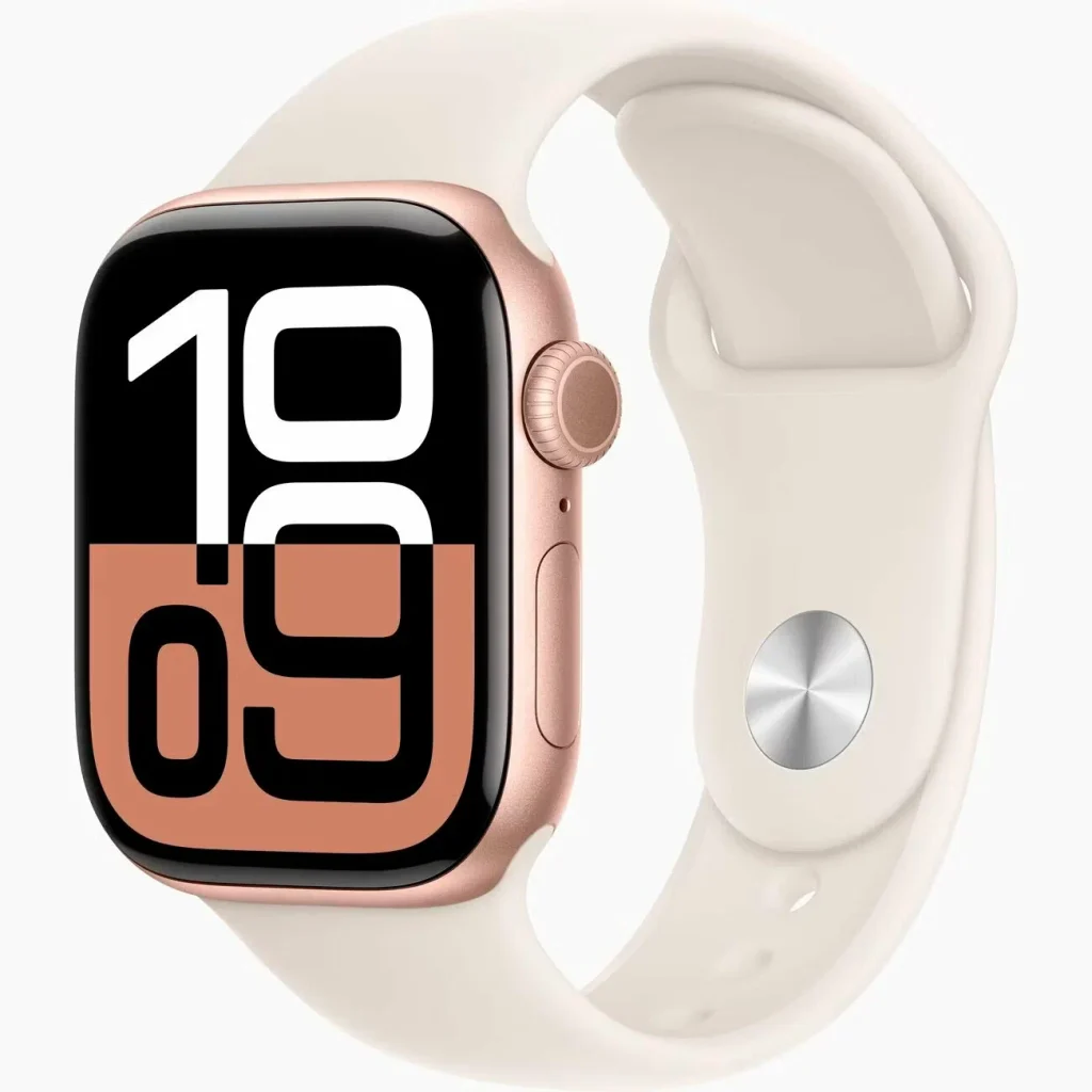 Часы Apple watch S10 42 Rose Gold Alum.Case S/M Light Blush SB MWWH3 изображение 1