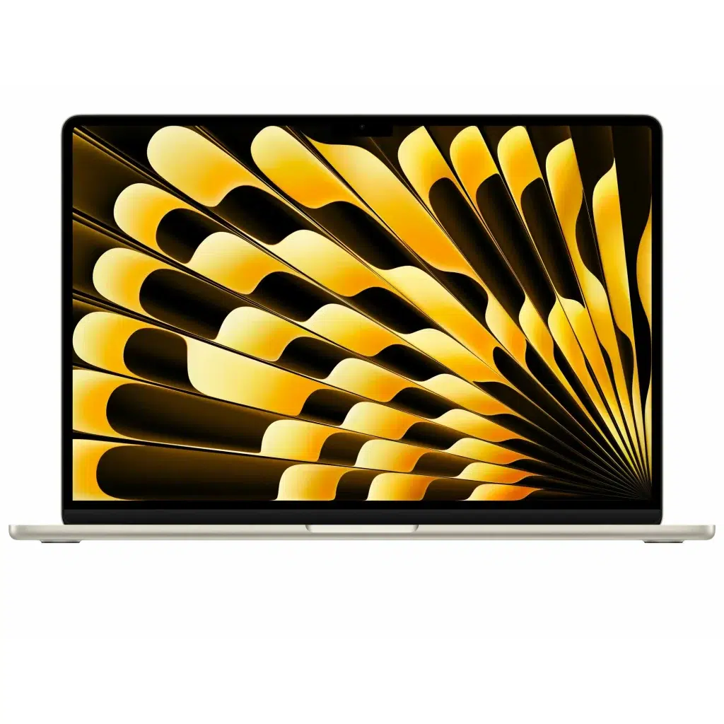 Ноутбук Apple MacBook Air 13" MRXT3 (M3 8-Core, GPU 8-Core, 8/256GB), «Сияющая звезда» | Starlight (RU раскладка/вилка) изображение 1