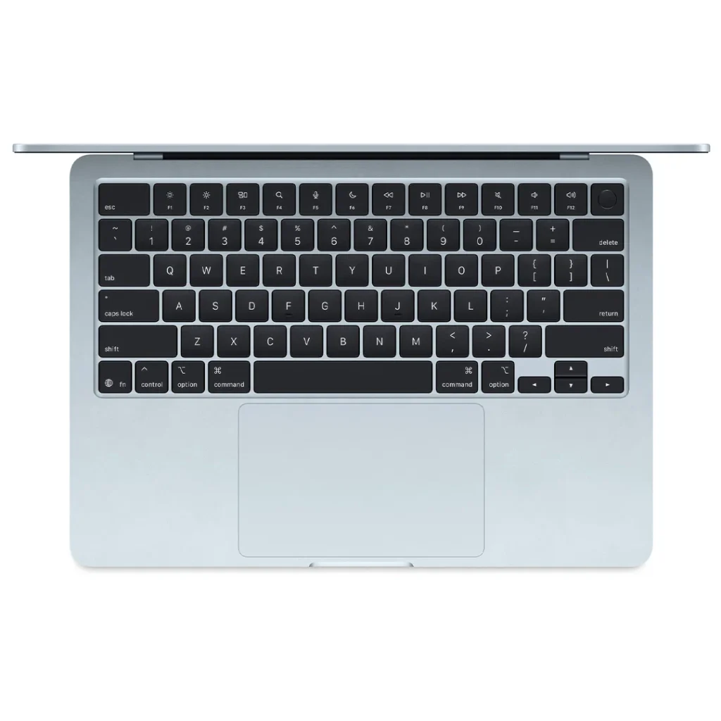 Ноутбук Apple MacBook Air 15 2025 M4 16/256GB Sky Blue (MC7A4) (EU, RU) русская раскладка изображение 3