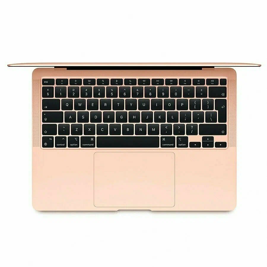 Ноутбук Apple MacBook Air (M1, 2020) 8 ГБ, 256 ГБ SSD, золотой MGND3 русская раскладка (гравировка) изображение 5