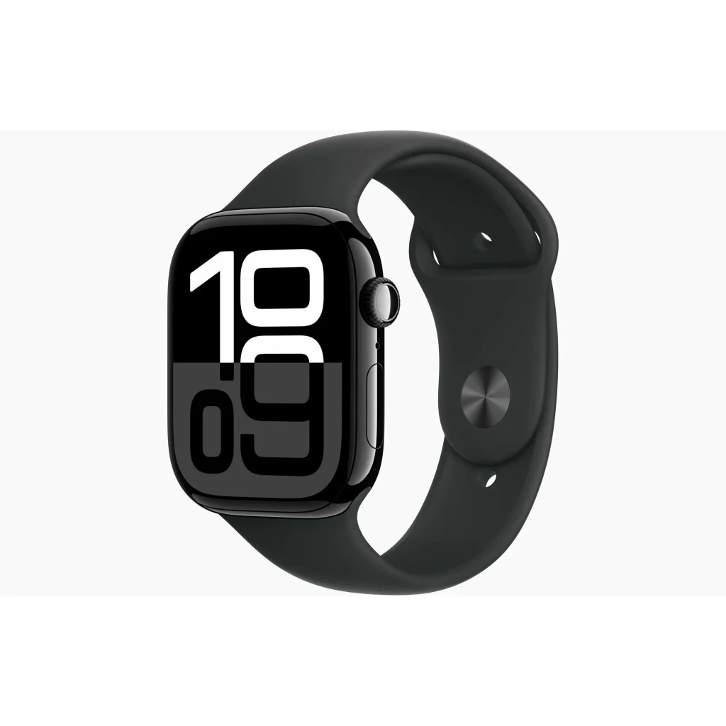 Умные часы Apple Watch Series 10 GPS, 46mm, Jet Black Aluminum Case, Sport Band M/L MWWQ3LW/A изображение 1