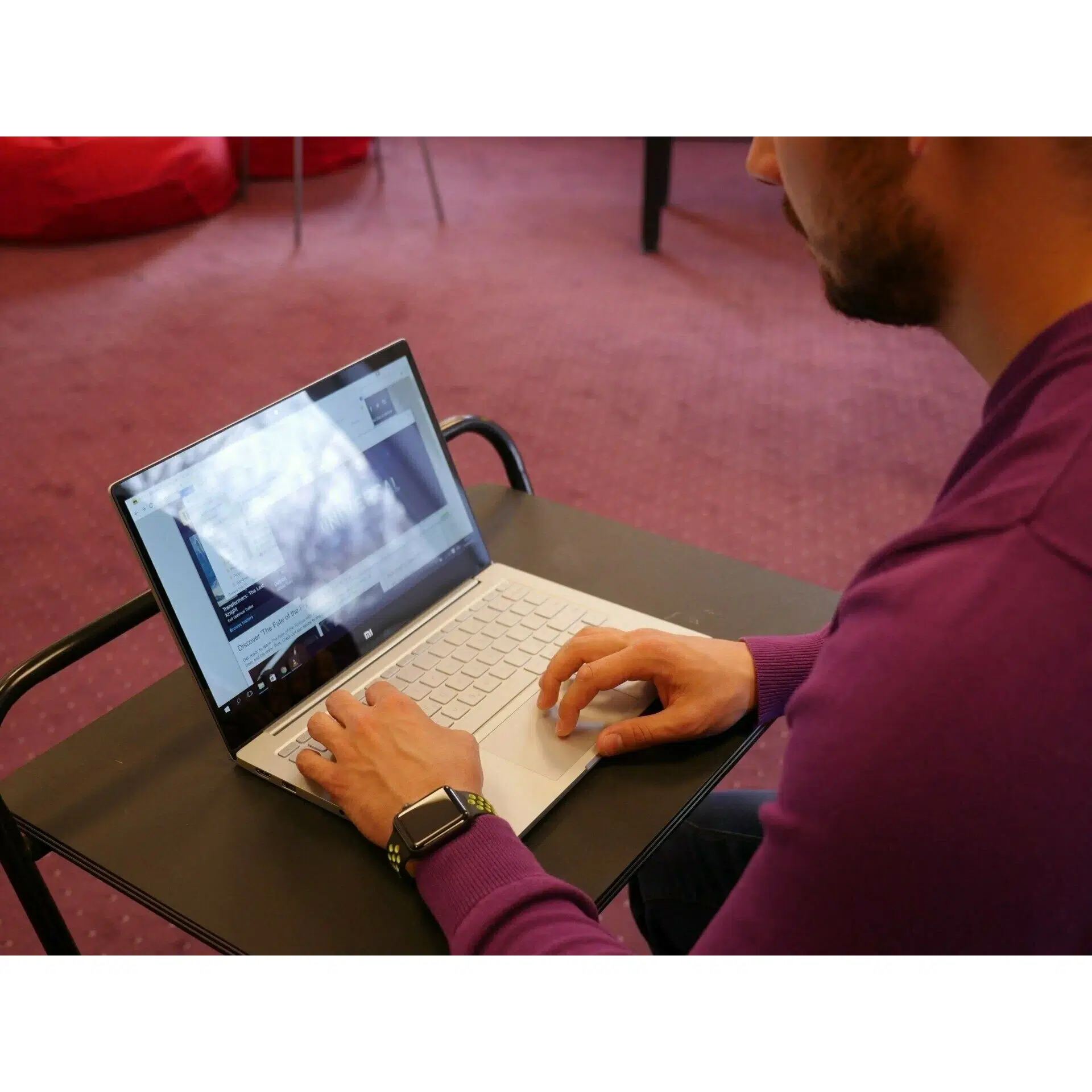 Ноутбук Apple MacBook Air 13 M1 8Gb/256GB 2020 (MGND3) Gold/золотой, английская раскладка изображение 10