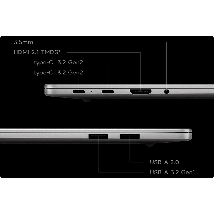 REDMI Book 14 C5-220H 16/1T 2.8K 120Hz (JYU4634CN) 2025, Windows 11, русская клавиатура изображение 9