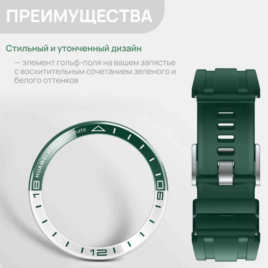 Смарт-часы HUAWEI WATCH Ultimate Steel-color Zircon-based Amorp Alloy Case, Titanium Strap(WDS-B19) изображение 3