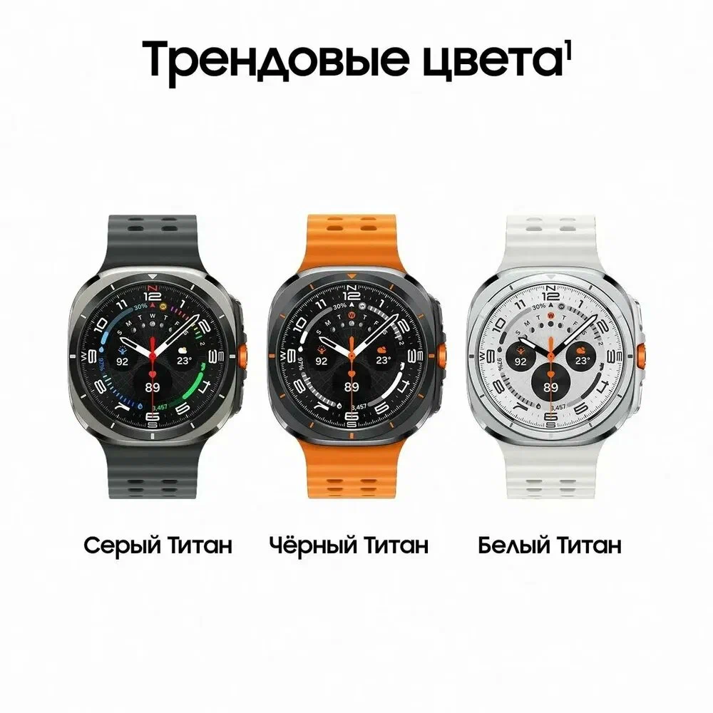 Часы Samsung Watch Ultra 7 LTE 47" White (титановый белый), EU изображение 7