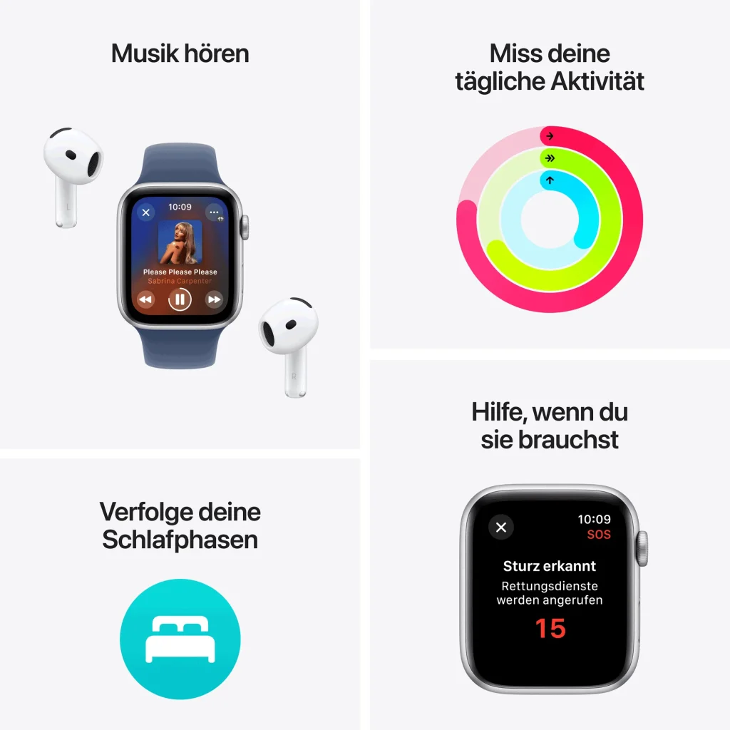 Часы Apple watch SE2 40 (2024) Starlight Lake Green SL (MXEH3) изображение 4