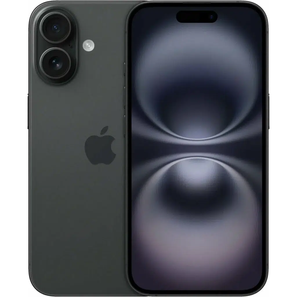 Смартфон Apple iPhone 16 128 Gb, 6.1", Black (nano-SIM + eSIM), черный изображение 1