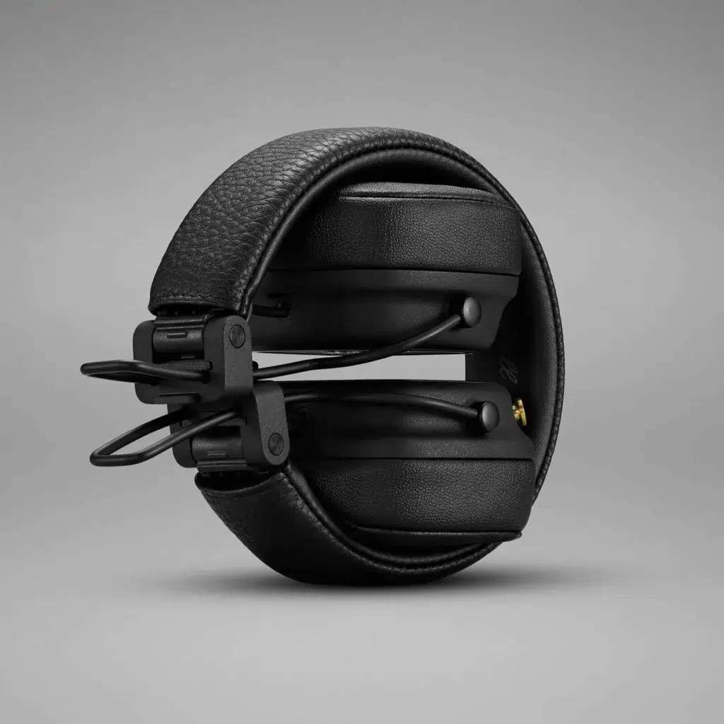 Беспроводные наушники Marshall Major 4 black, накладные, Bluetooth 5.0, 80 ч работы изображение 11