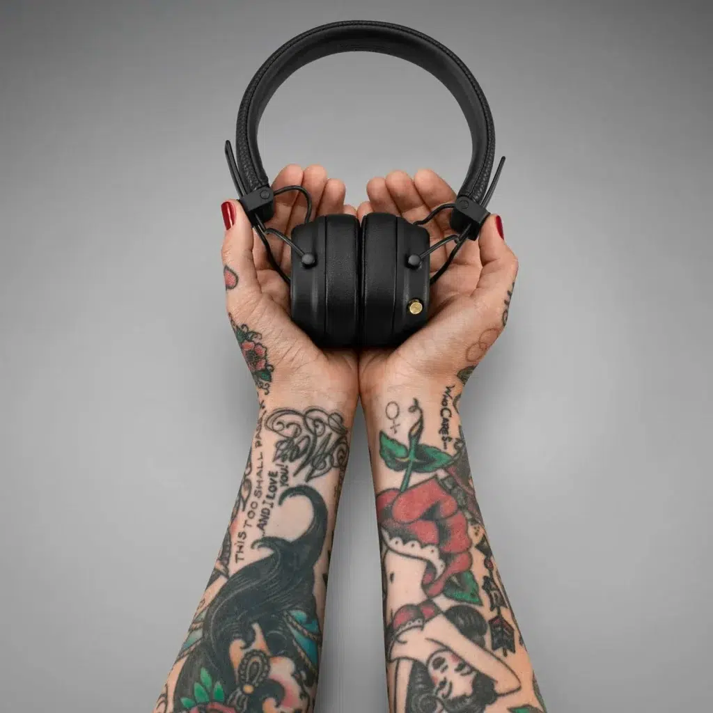 Беспроводные наушники Marshall Major 4 black, накладные, Bluetooth 5.0, 80 ч работы изображение 13