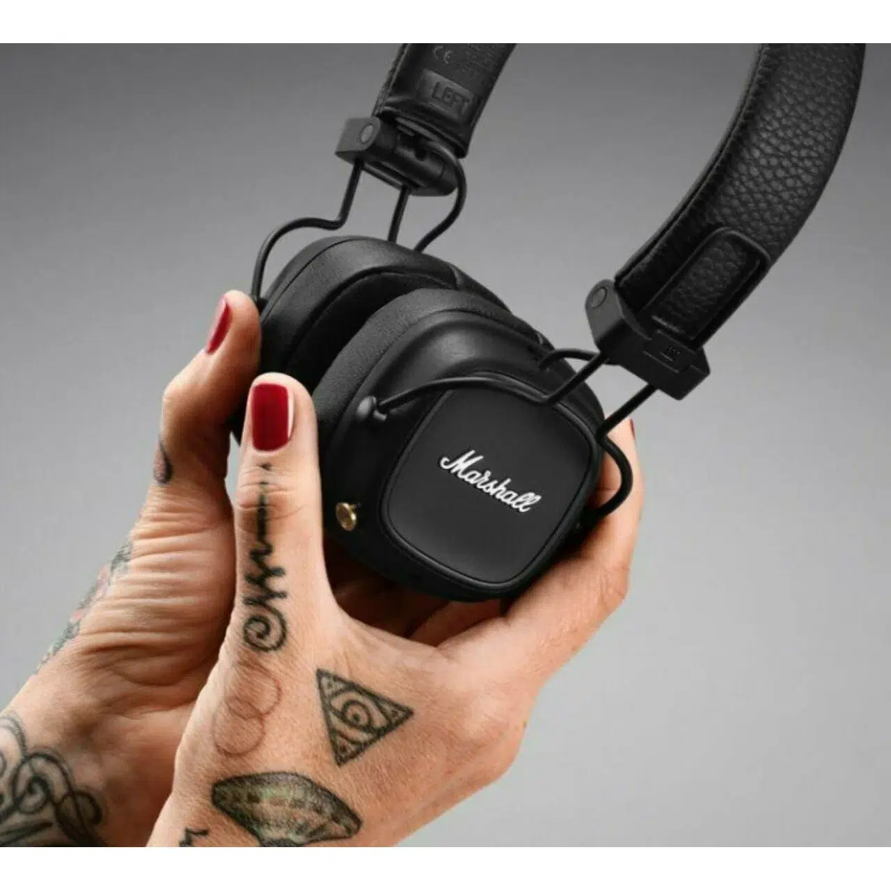 Беспроводные наушники Marshall Major 4 black, накладные, Bluetooth 5.0, 80 ч работы изображение 15