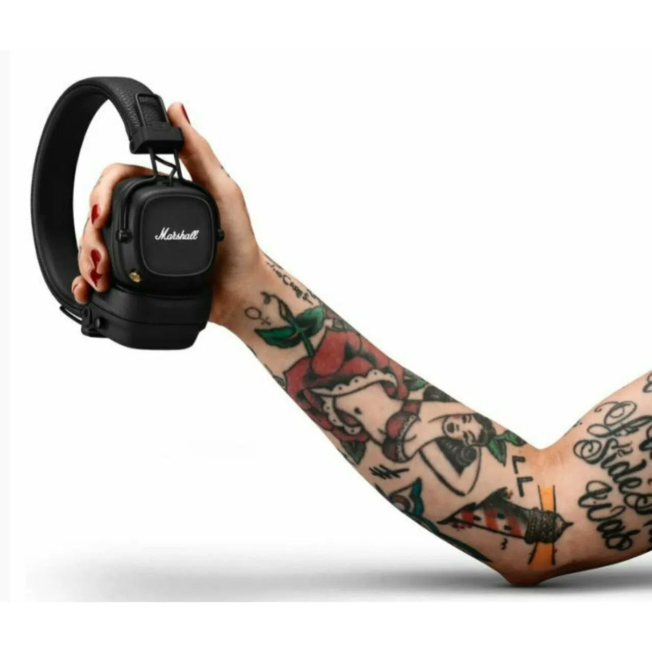 Беспроводные наушники Marshall Major 4 black, накладные, Bluetooth 5.0, 80 ч работы изображение 16