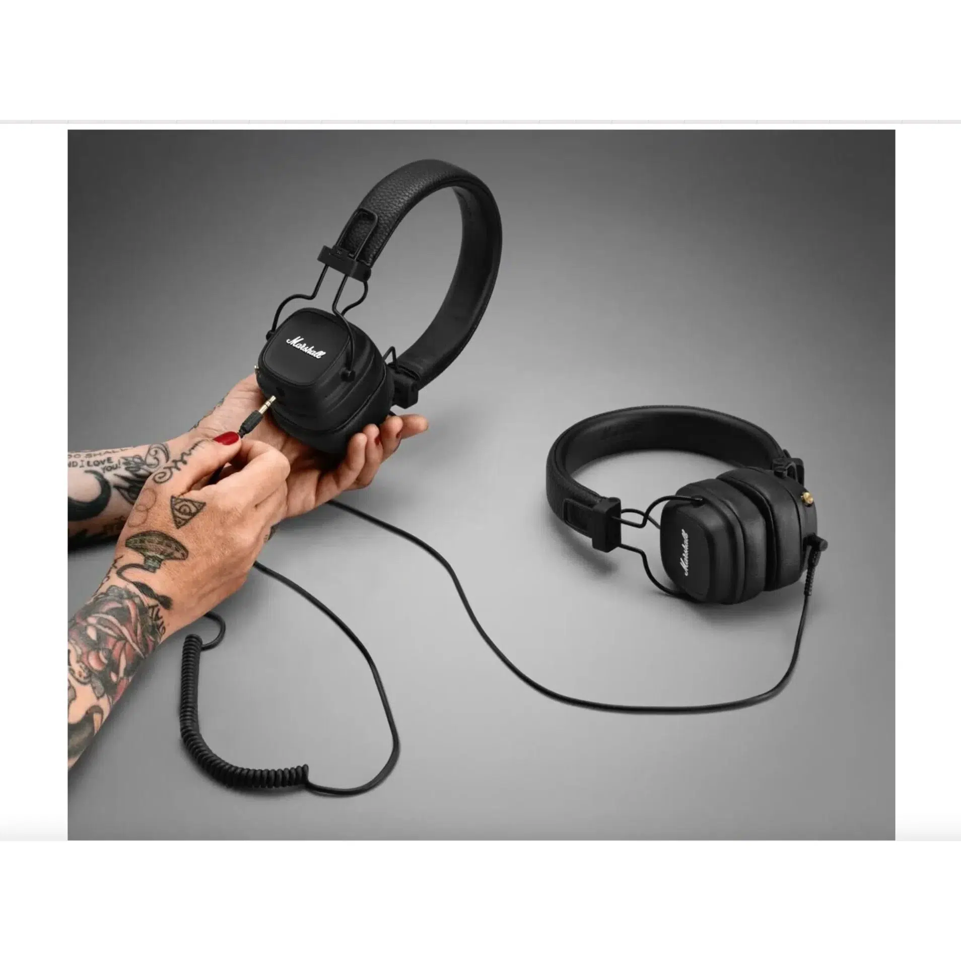 Беспроводные наушники Marshall Major 4 black, накладные, Bluetooth 5.0, 80 ч работы изображение 17