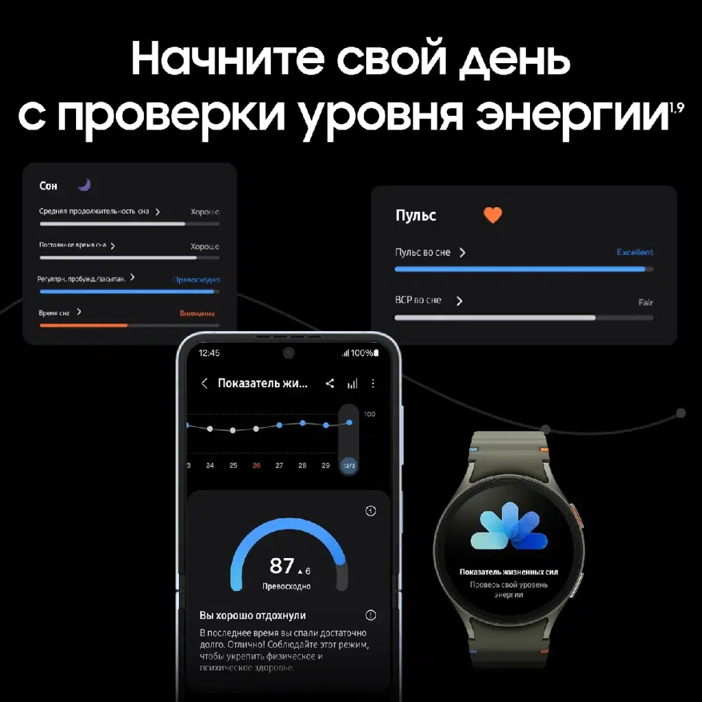 Умные часы Samsung Galaxy Watch 7 40mm Green / Зеленый EU SM-L300 изображение 17