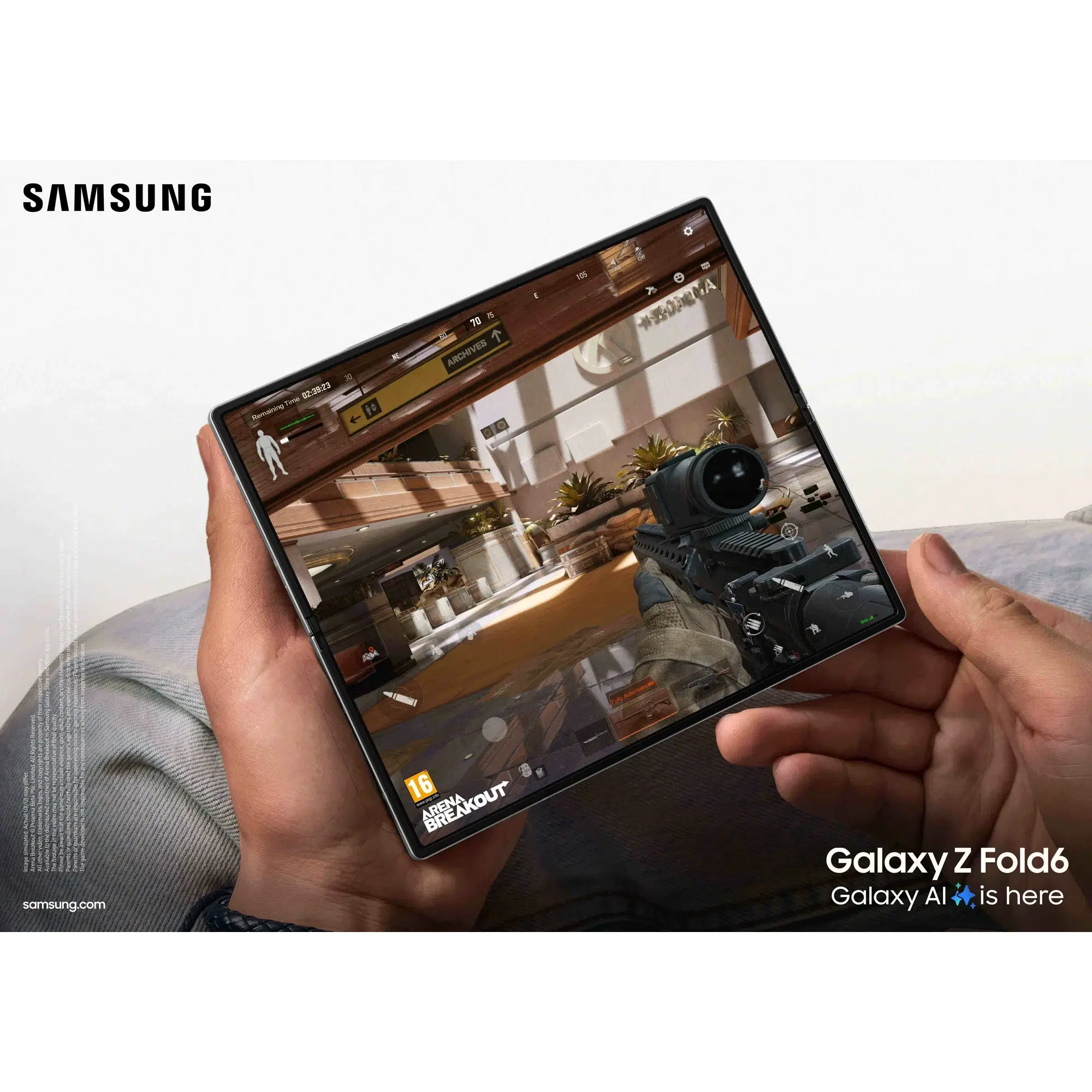 Смартфон Samsung Galaxy Z Fold 6 12/512GB, Dual: nano SIM + eSIM, Navy (Тёмно-синий) EU изображение 21