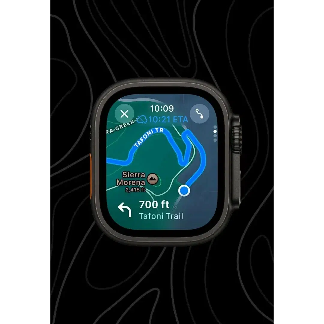 Умные часы Apple Watch Ultra 2 (2024), 49mm, Black Titanium Case, Dark Green Alpine Loop (S) изображение 9