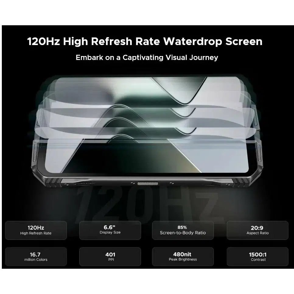 Смартфон DOOGEE S118 (12+20)32/512Gb, 2408х1080, Green (Зеленый) изображение 8