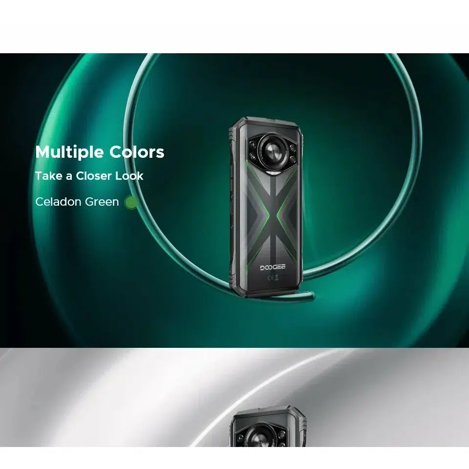 Смартфон DOOGEE S118 (12+20)32/512Gb, 2408х1080, Green (Зеленый) изображение 9