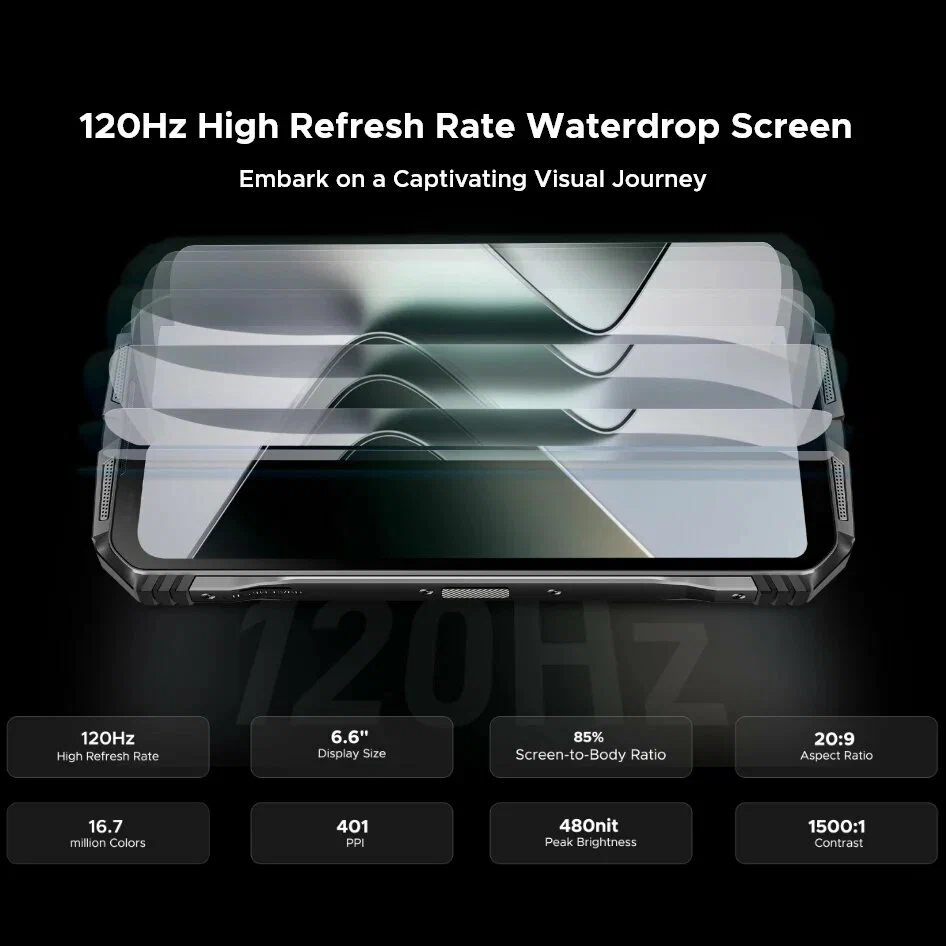 Смартфон DOOGEE S118 (12+20)32/512Gb, 2408х1080, Green (Зеленый) изображение 2