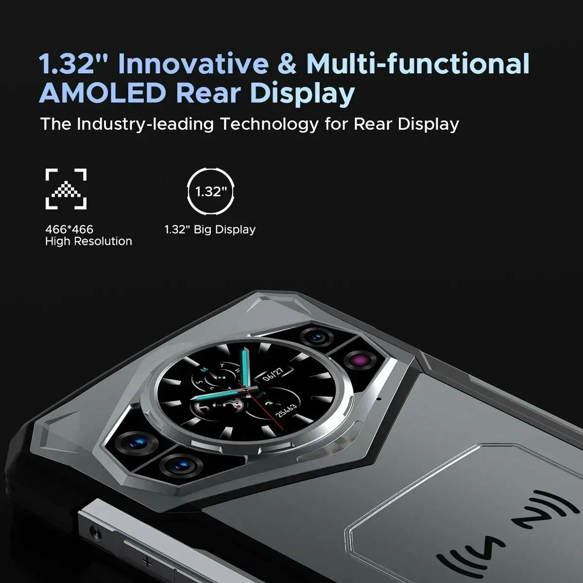 Смартфон DOOGEE S200, (12+20) 32/256Gb, Gray (Серый), 10100 мАч изображение 3