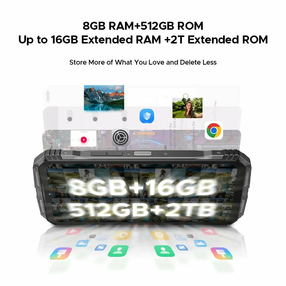 Смартфон DOOGEE S118 Pro (8+16)24/512Gb Silver (Серебристый) изображение 6