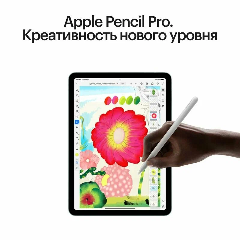 Планшет, диагональ 13" Apple iPad Air 7, 2025, M3, WiFi, 256 ГБ, Space Gray (Космический серый) изображение 11