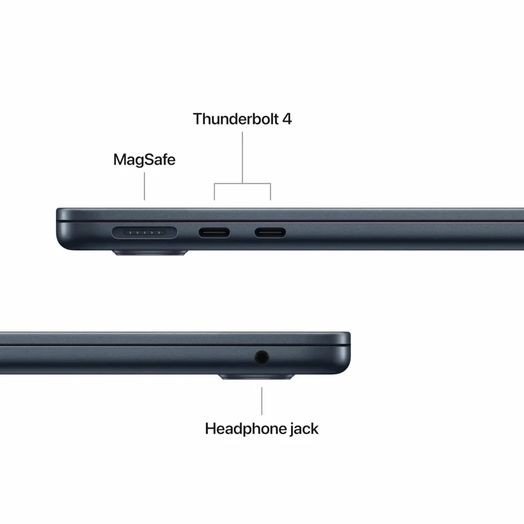 Ноутбук Apple MacBook Air 13 2025 M4 16/256GB Midnight (MW123) русская раскладка (гравировка) изображение 4