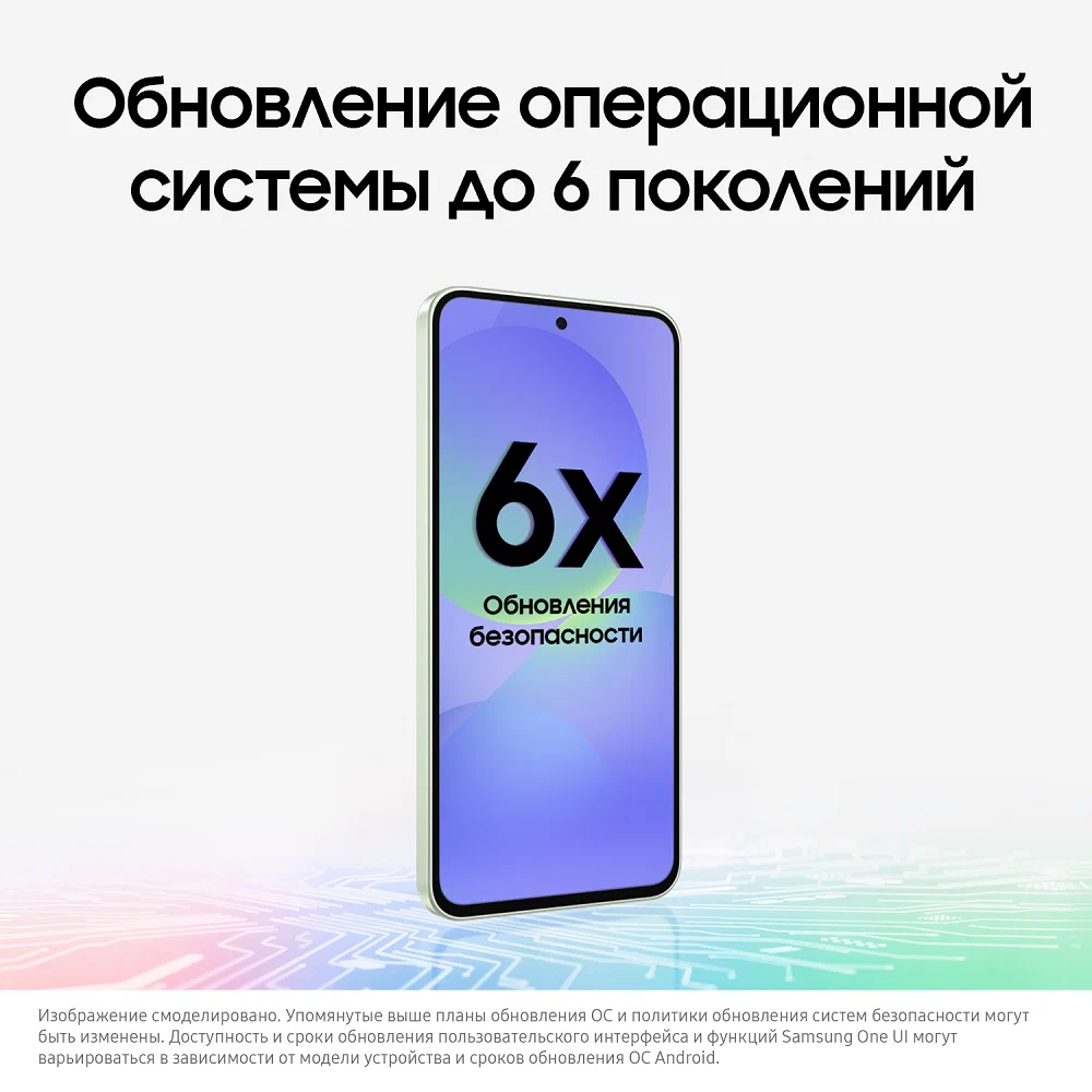 Смартфон Samsung Galaxy A36, 8/128 ГБ, Lime (Светло-зелёный), Global EU изображение 8