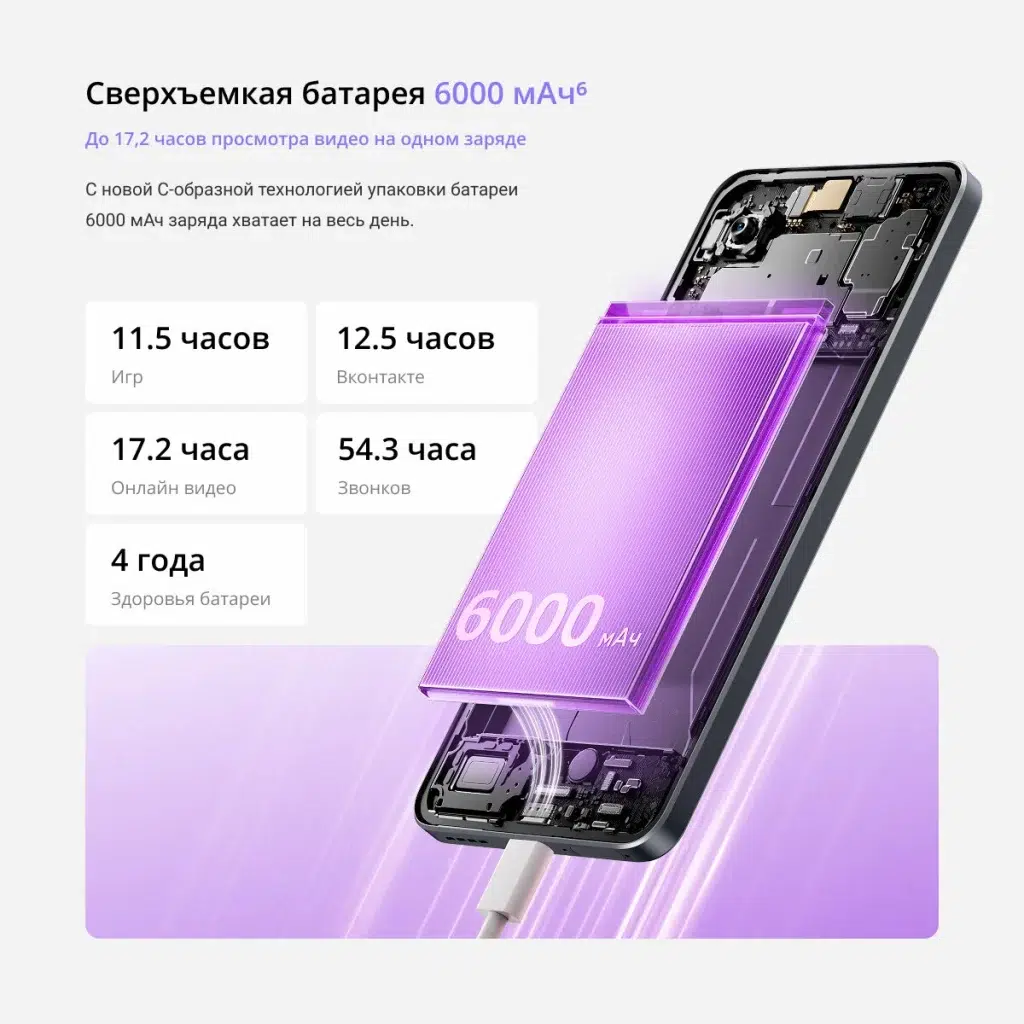 Смартфон realme 14T 12/256 ГБ RU, Dual nano SIM, зеленый (Green) изображение 6