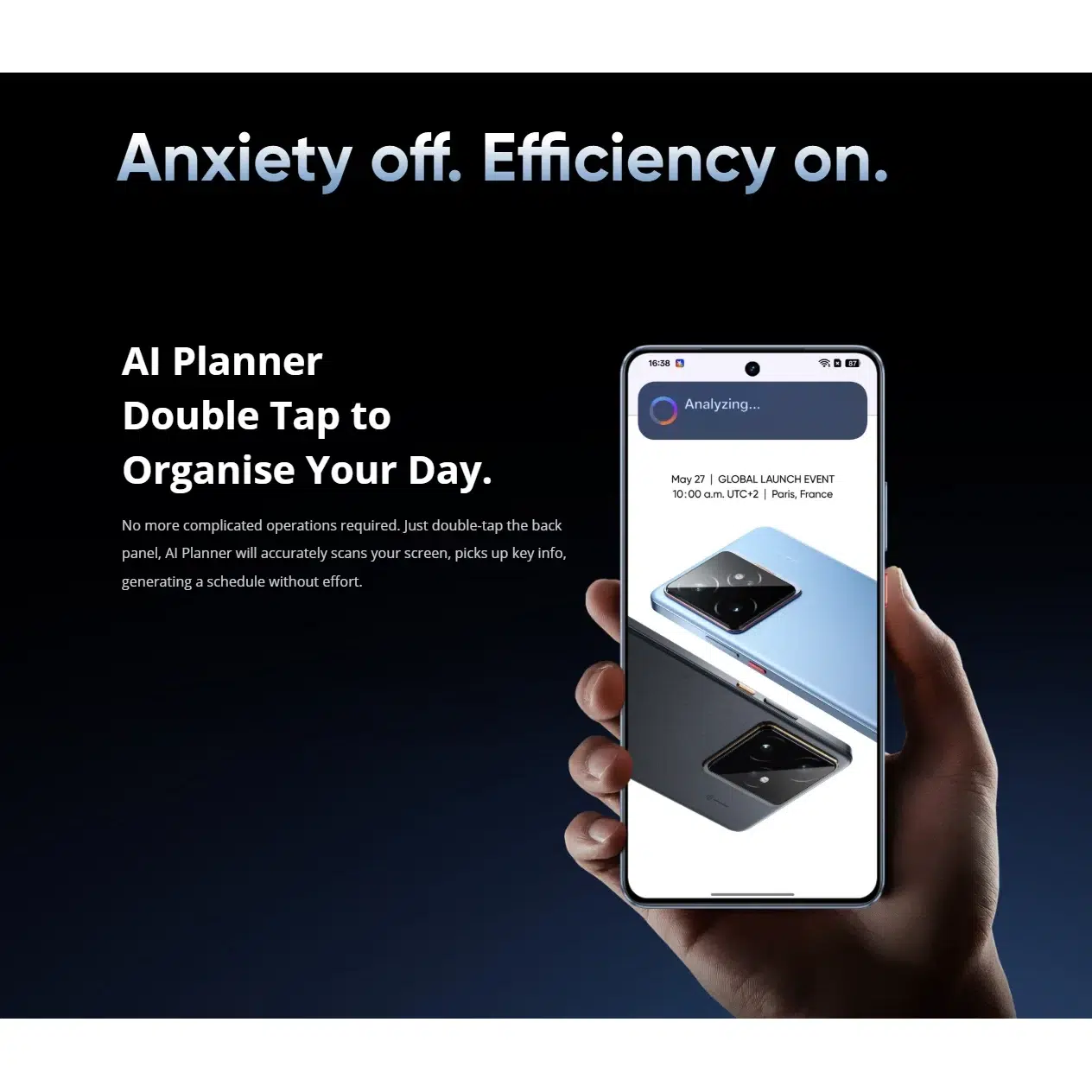 Смартфон realme GT 7 12/512 ГБ RU, Dual: nano SIM + eSIM, синий изображение 27