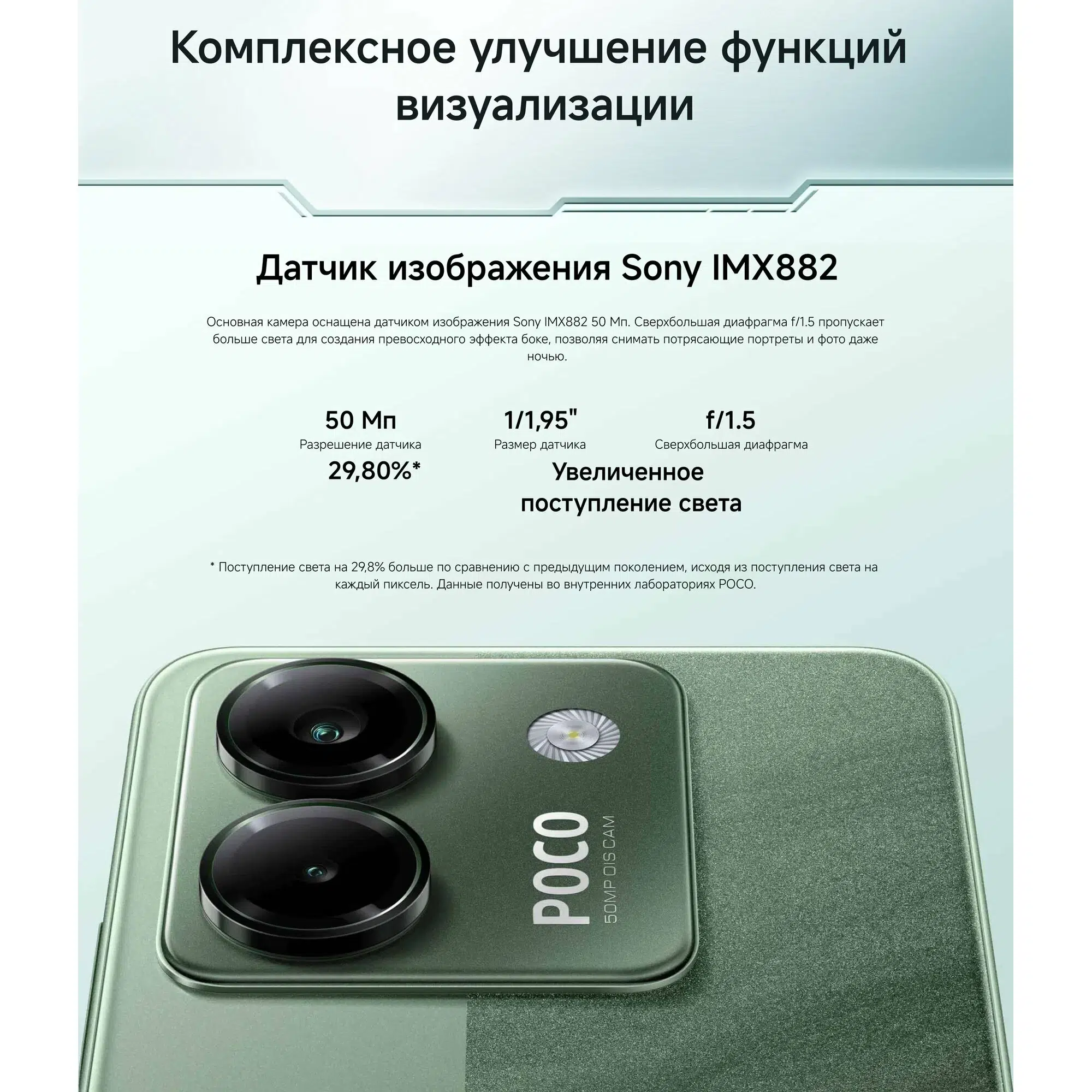 Смартфон Xiaomi Poco M7 Pro 5G 12/512, Dual nano SIM, Green (зеленый) изображение 21