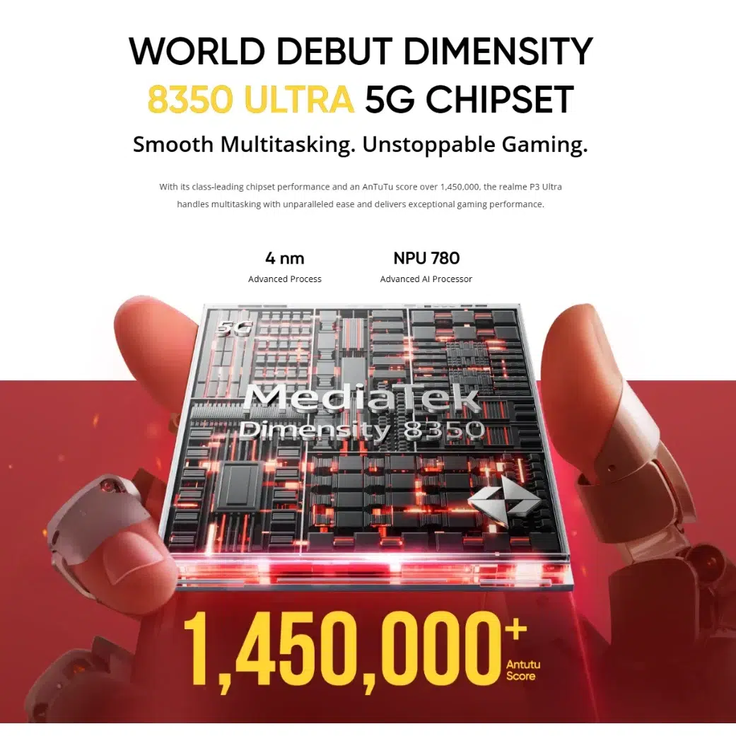 Смартфон Realme P3 Ultra 12/512Gb, Blue (Темно-синий) NFC RU изображение 20