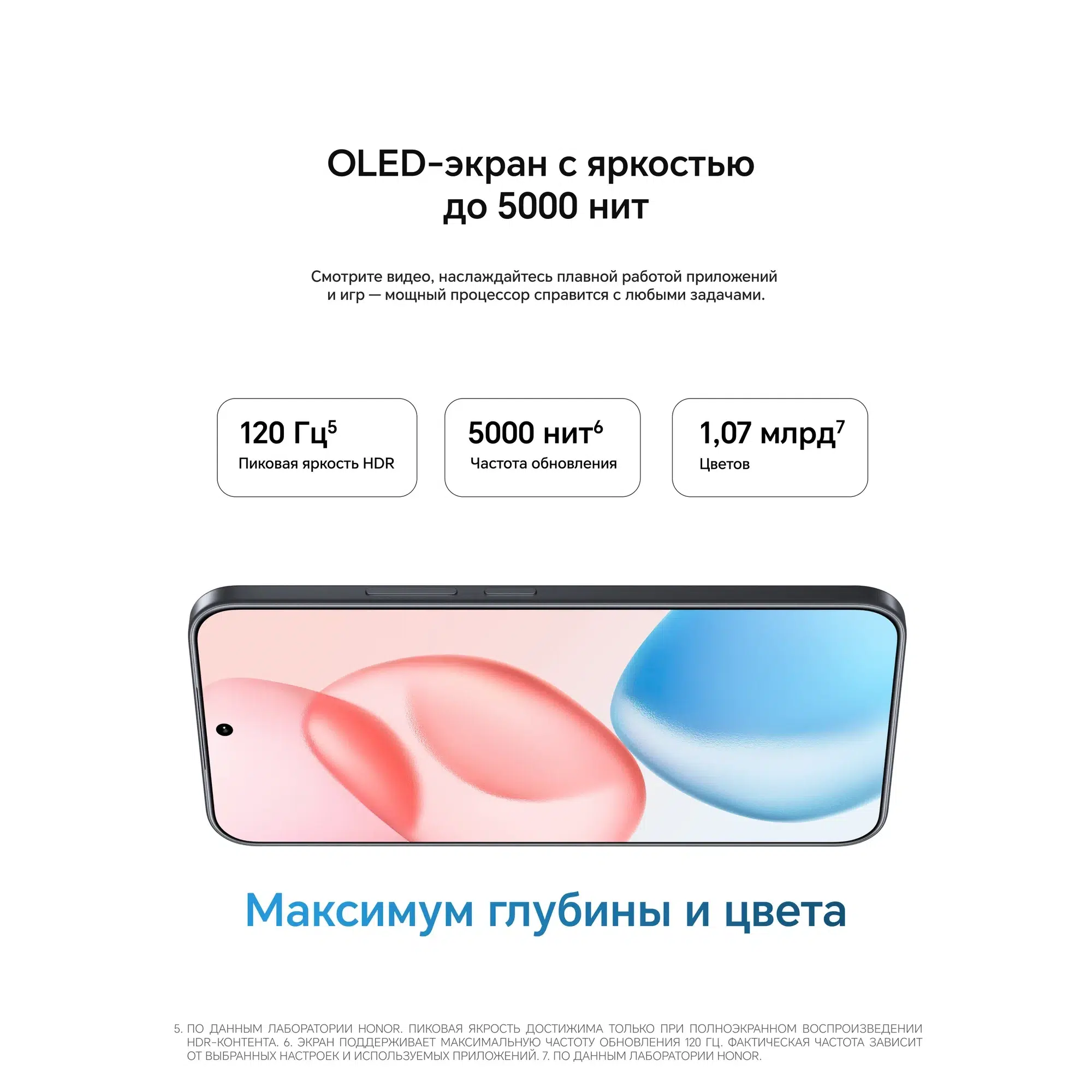 Смартфон HONOR 400 12/512 ГБ Global для РФ, Dual: nano SIM + eSIM, черный изображение 7