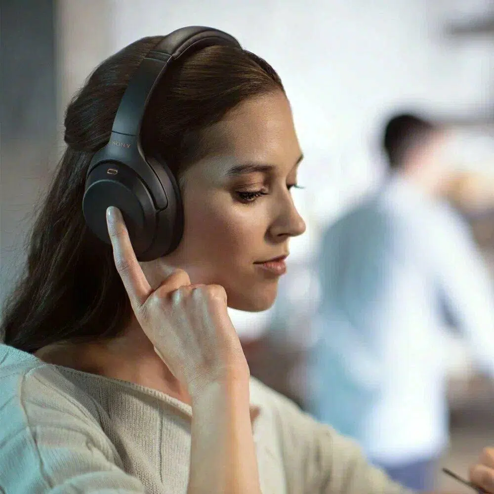 Беспроводные наушники Sony WH-1000XM4 накладные Global, blue синий изображение 28