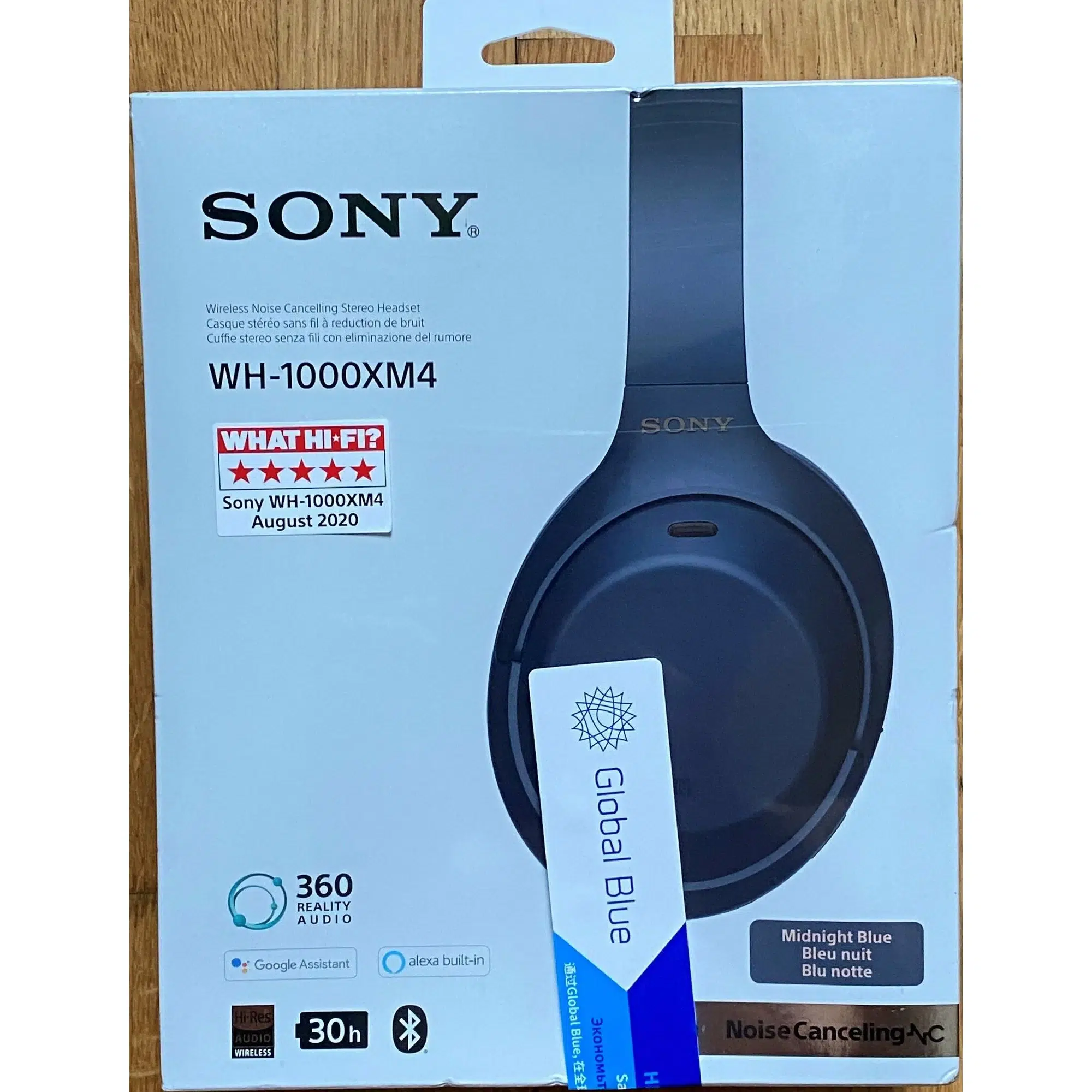 Беспроводные наушники Sony WH-1000XM4 накладные Global, blue синий изображение 7