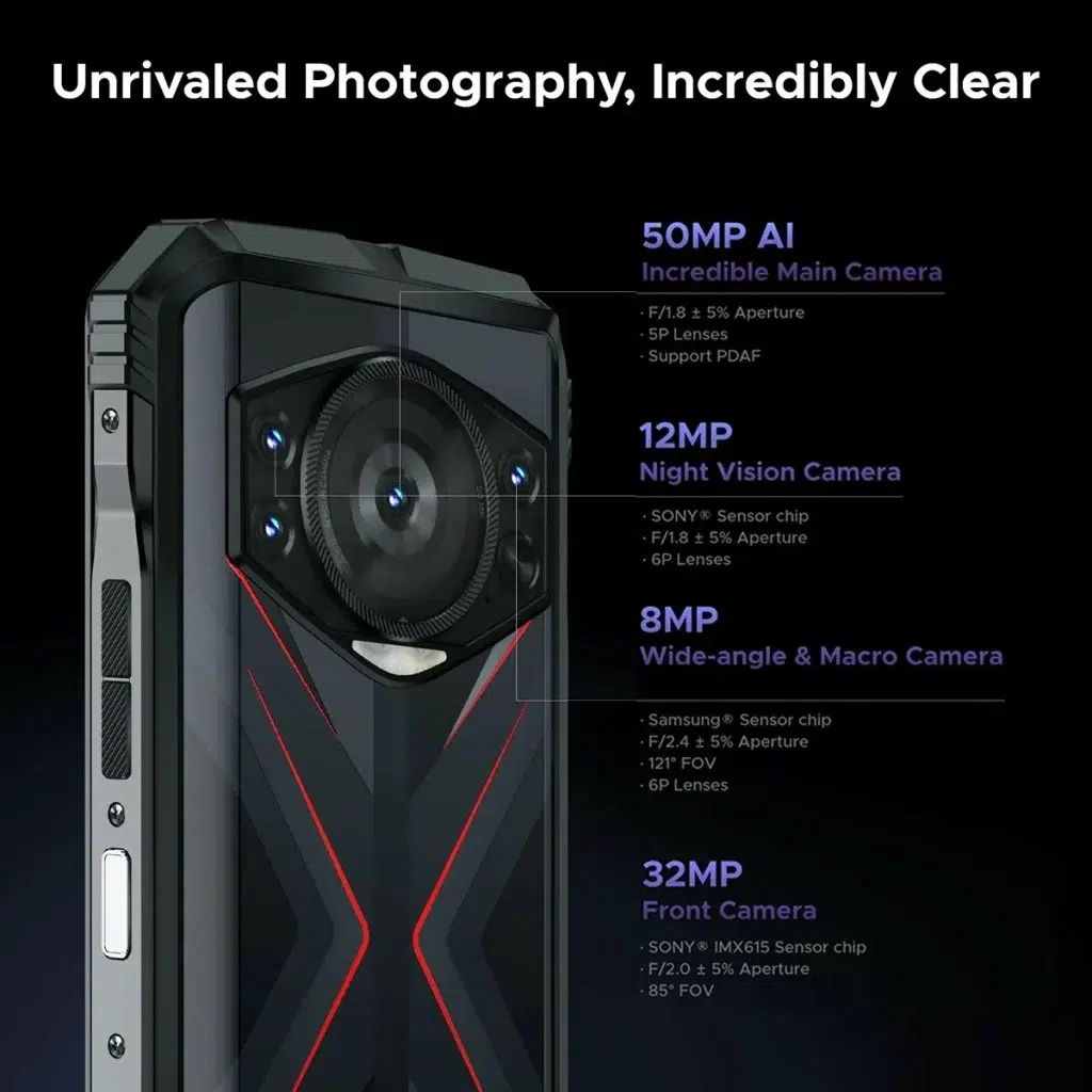 Смартфон DOOGEE S118, (8+12), 20/512Gb, Silver / Серебристый изображение 5