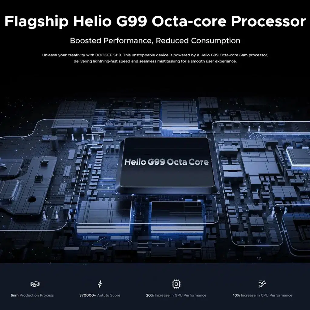 Смартфон DOOGEE S118, (8+12), 20/512Gb, Silver / Серебристый изображение 3