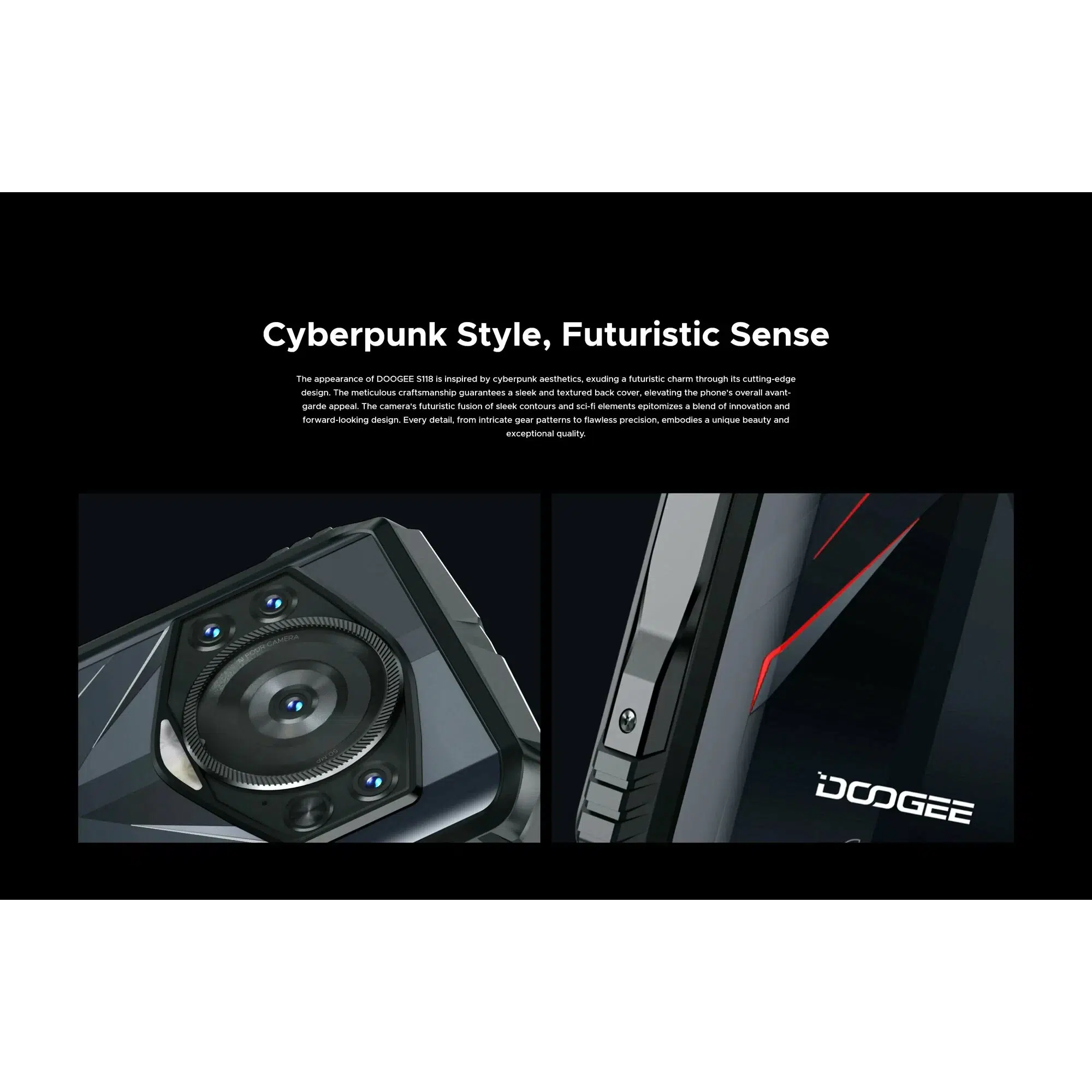 Смартфон DOOGEE S118, (8+12), 20/512Gb, Silver / Серебристый изображение 26