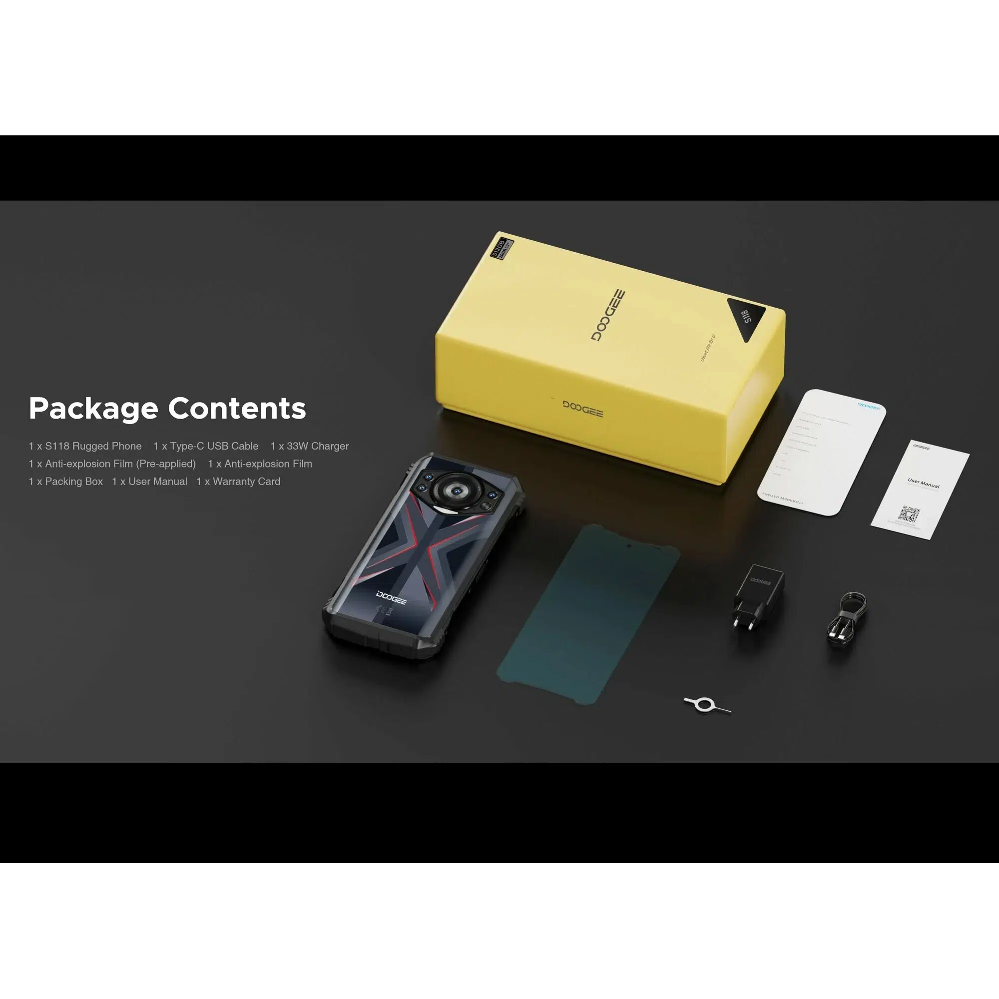 Смартфон DOOGEE S118, (8+12), 20/512Gb, Silver / Серебристый изображение 28