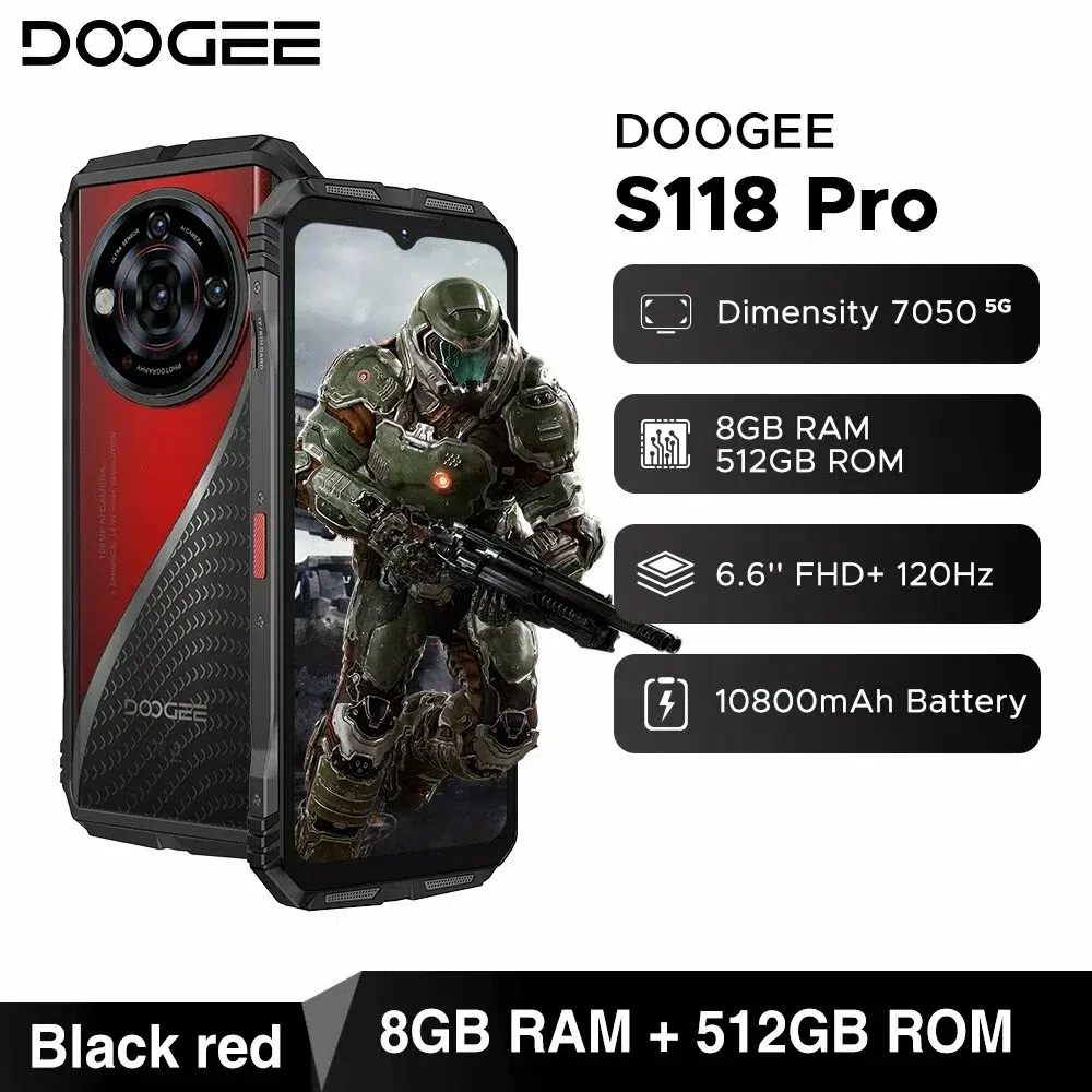 Смартфон DOOGEE S118 Pro, ( 8 + 16 ), 24/512Gb, Red / Красный изображение 1
