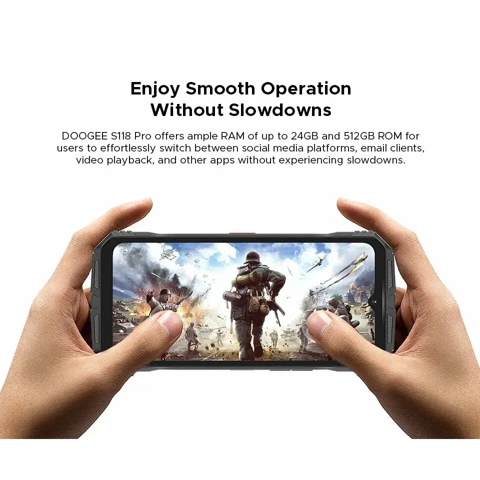 Смартфон DOOGEE S118 Pro, ( 8 + 16 ), 24/512Gb, Red / Красный изображение 15