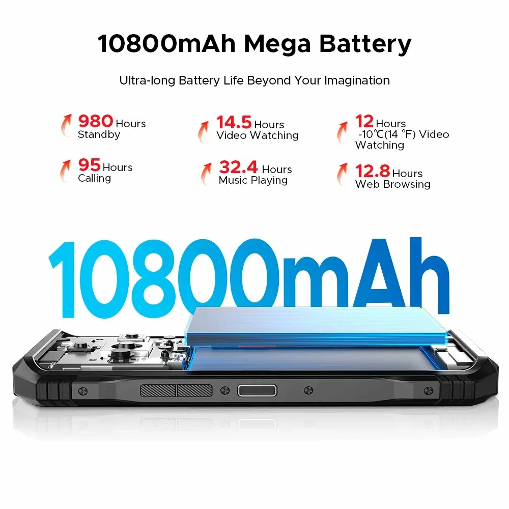 Смартфон DOOGEE S118 Pro (8+16)24/512Gb Silver (Серебристый) изображение 5