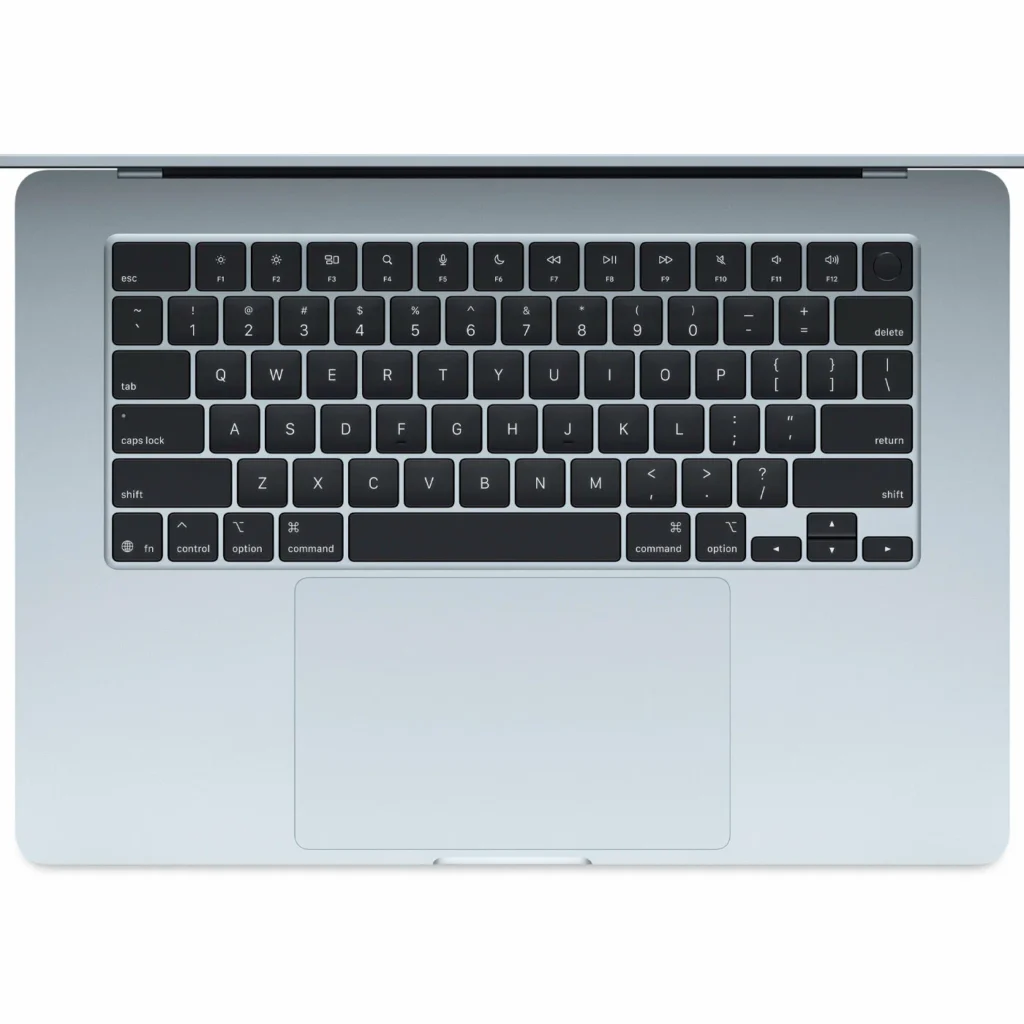 Ноутбук Apple MacBook Air 13 2025 M4 16/512GB Sky Blue (MC6U4) (EU, RU) русская раскладка изображение 2