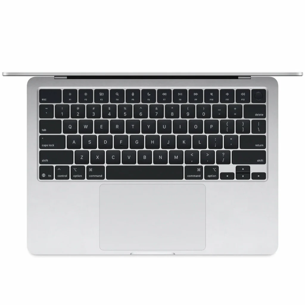 Ноутбук Apple MacBook Air 13 2025 M4 16/256GB Silver (MW0W3) (EU, RU) русская раскладка изображение 2