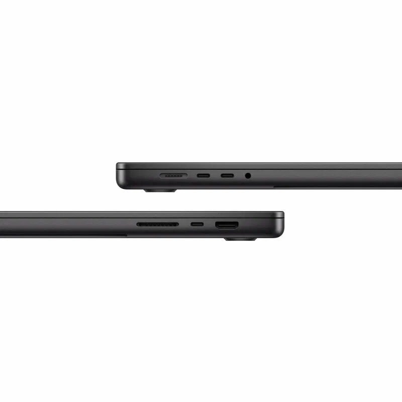 Ноутбук Apple MacBook Pro 16 2023 (M3 Pro 18/512GB) MRW13 Space Black (черный) RU клавиатура изображение 5
