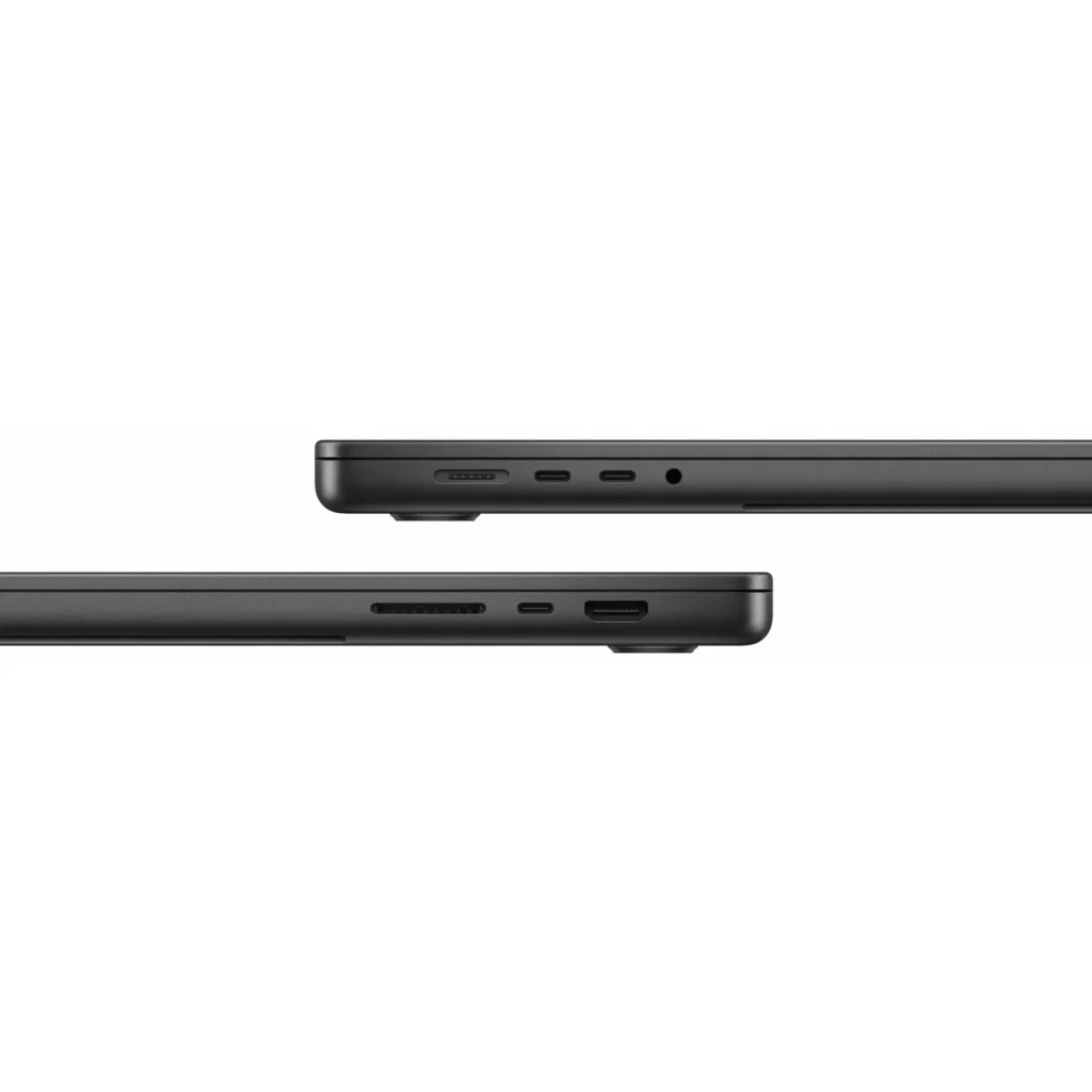 Ноутбук Apple MacBook Pro 16 2023 (M3 Pro 18/512GB) MRW13 Space Black (черный) RU клавиатура изображение 12
