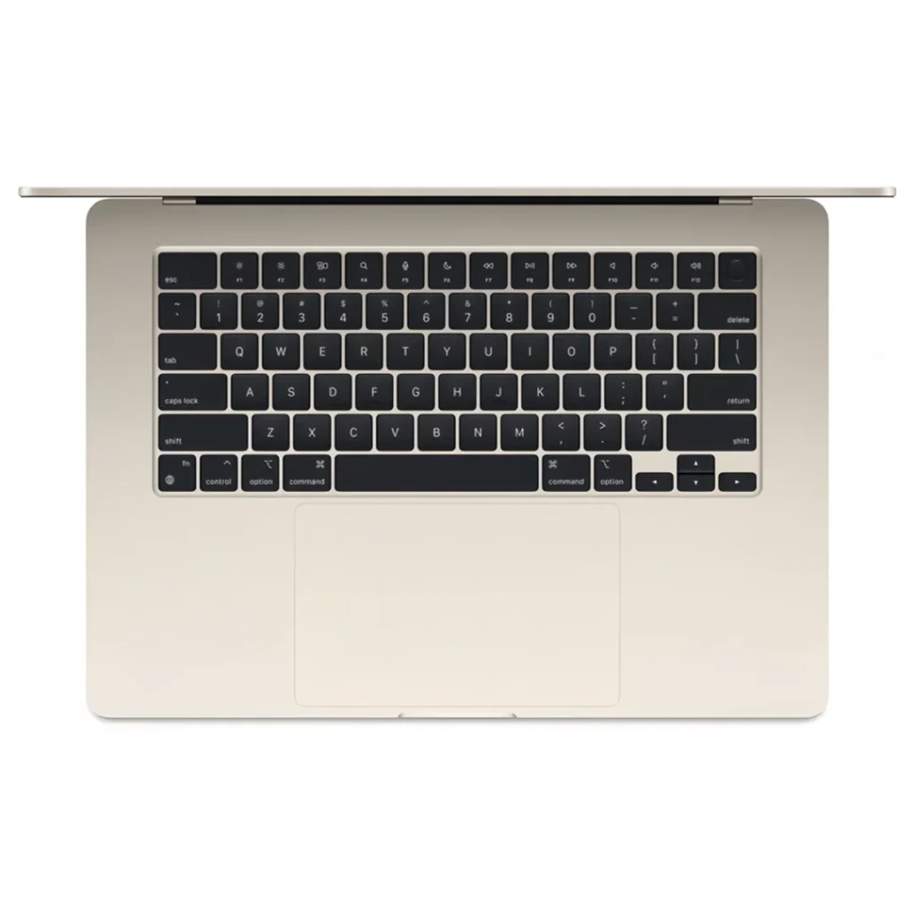 Ноутбук Apple MacBook Air 15 2025 M4 24/512GB Starlight (MC6K4), русская/английская раскладка изображение 2