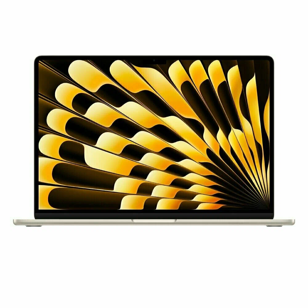 Ноутбук Apple Macbook Air 13 (2022) M2, 16/256 ГБ, MC7W4, Starlight/сияющая звезда, русская раскладка клавиатуры изображение 1