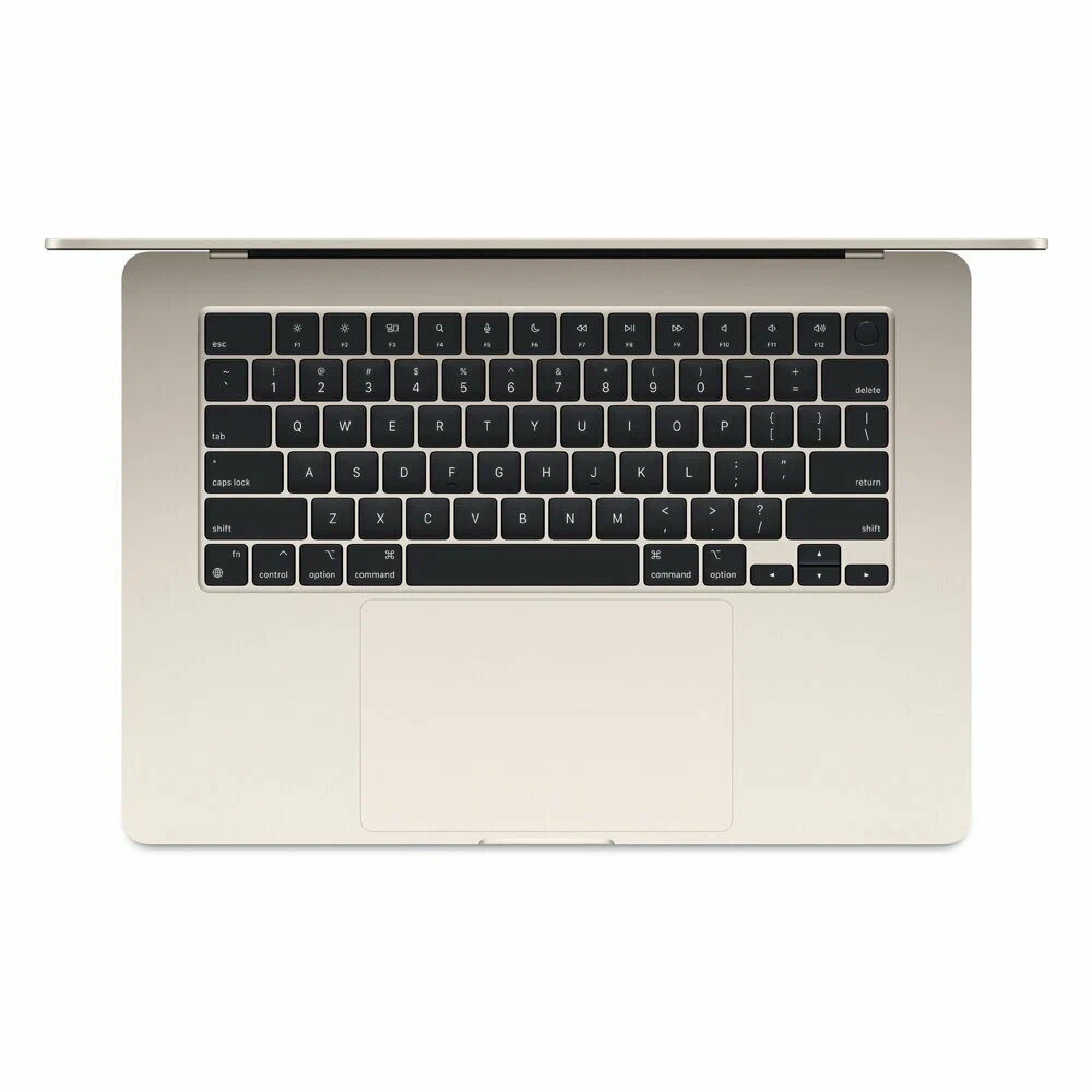 Ноутбук Apple Macbook Air 13 (2022) M2, 16/256 ГБ, MC7W4, Starlight/сияющая звезда, русская раскладка клавиатуры изображение 2